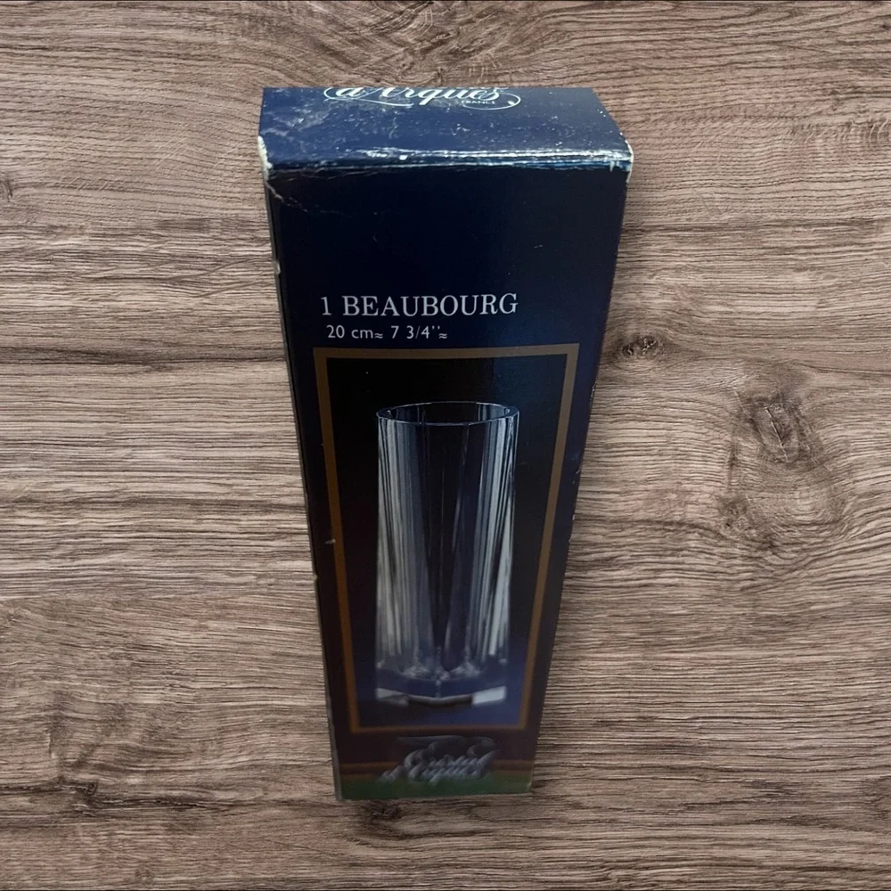 Beaubourg 7 3/4” Genuine Lead Crystal Bud Vase Hochwertiges Kristal